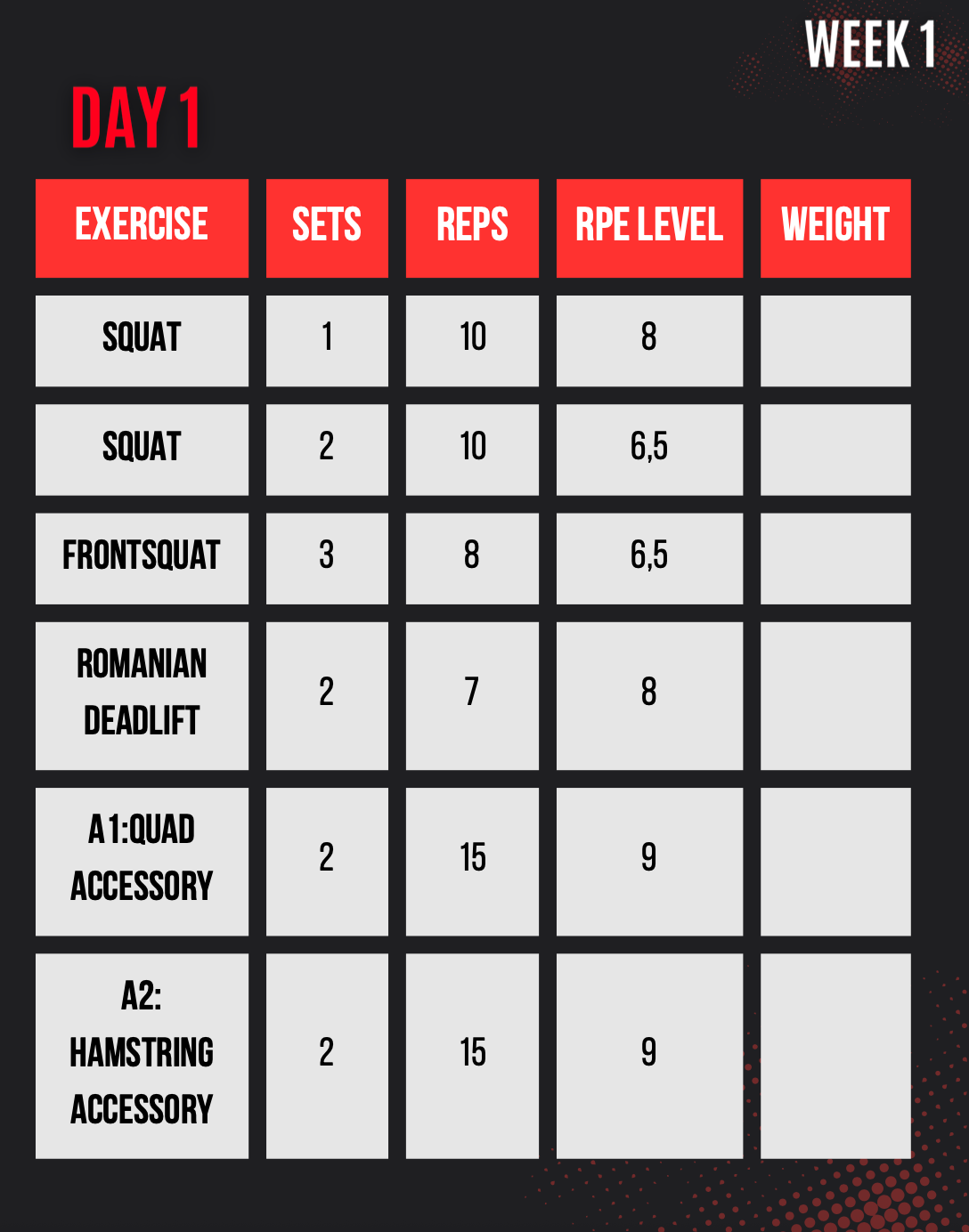 MONSTER SQUAT PROGRAM